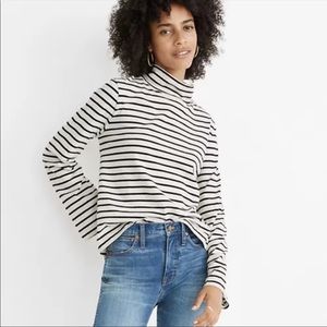 Madewell Wide-Sleeve Turtleneck in Stripe